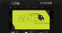 Desktop Screenshot of antswebcolombia.com