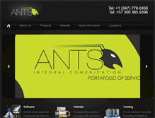 Tablet Screenshot of antswebcolombia.com